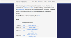Desktop Screenshot of michaelsobrepera.com